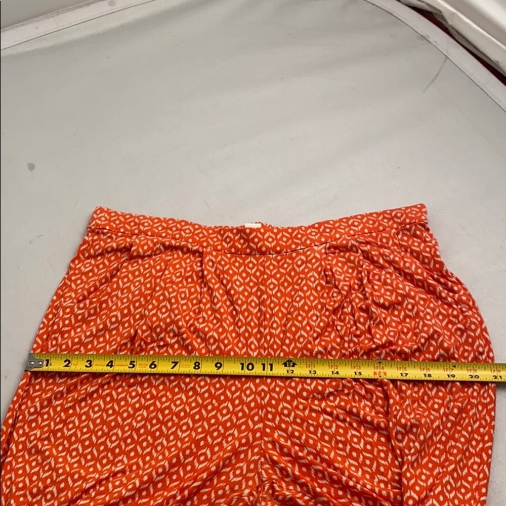 Old Navy orange and cream trouser style lounge pants L - Picture 9 of 11